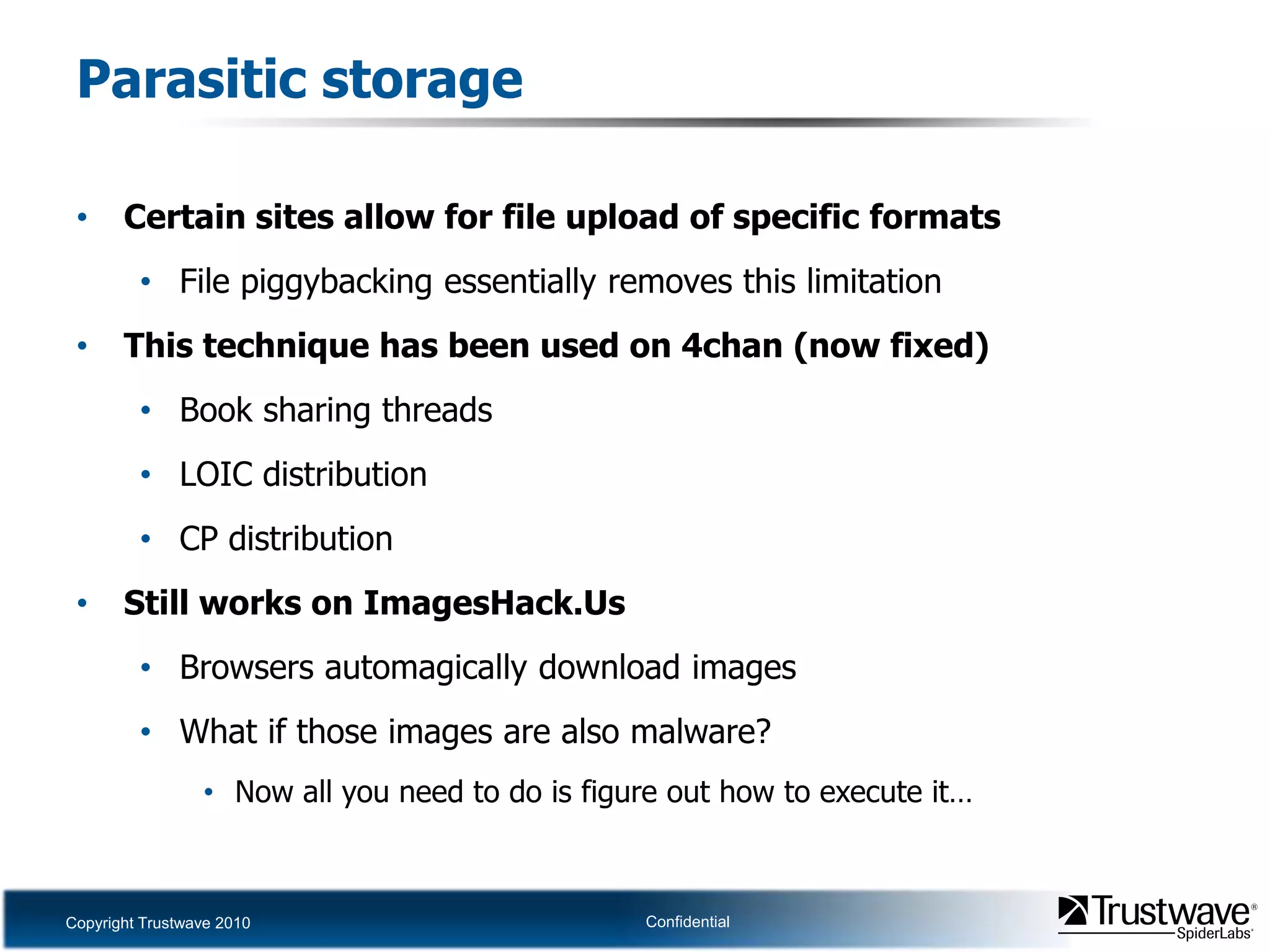 Type of files being communicated