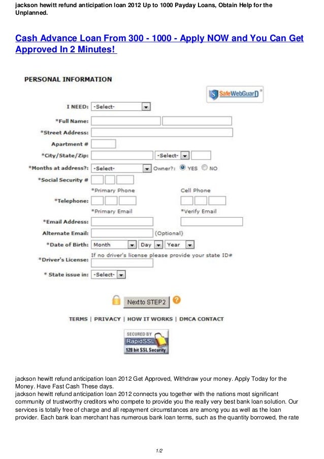 1000 dollar cash advance