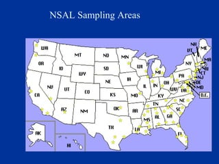 NSAL Sampling Areas 