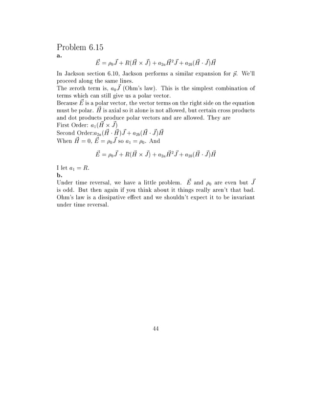 CLASSICAL ELECTRODYNAMICS JACKSON SOLUTION MANUAL PDF visual data 8