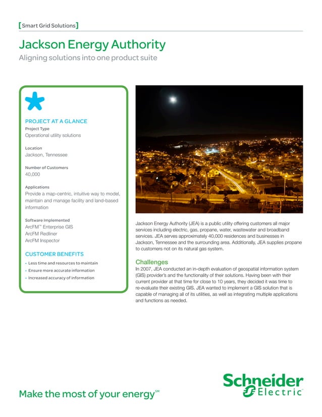 [Case study] Jackson Energy Authority Aligning solutions into one
