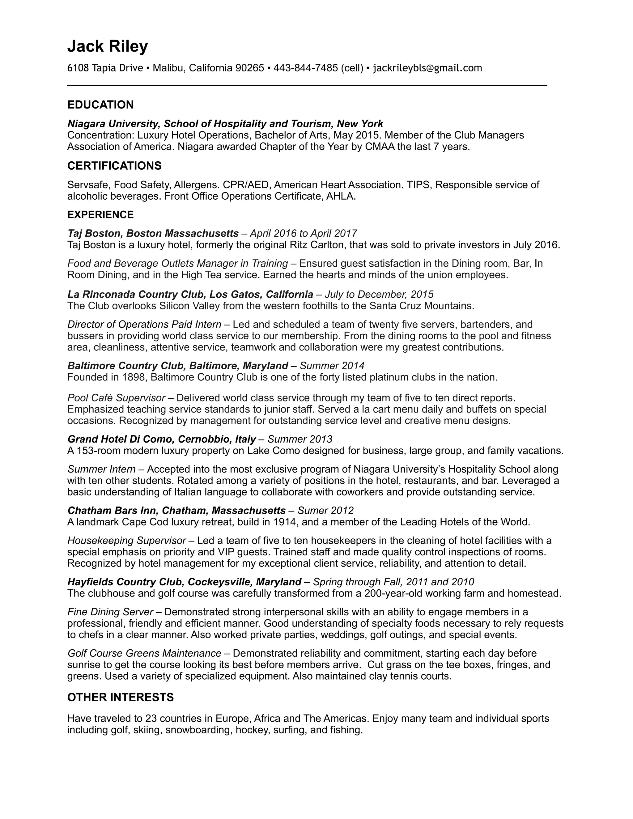 Jack 39 s resumeaug2017 PDF - Jack S Resumeaug2017 1 2048