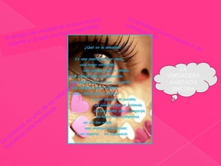   La amistad no se agradece, se correspondeEl amigo de verdad es el que nunca miente y al que nunca le mentirías.   LA VERDADERA  AMISTAD E SINCERALa amistad, es una de las relaciones humanas más hermosas