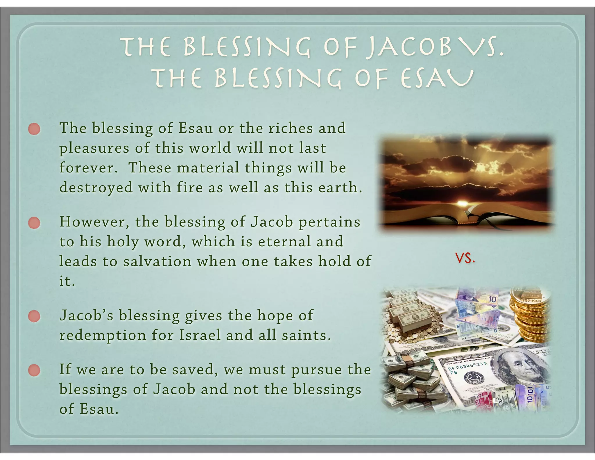 Jacob and Esau: a Tale of 2 Brothers | PDF | Birth | Personal ...