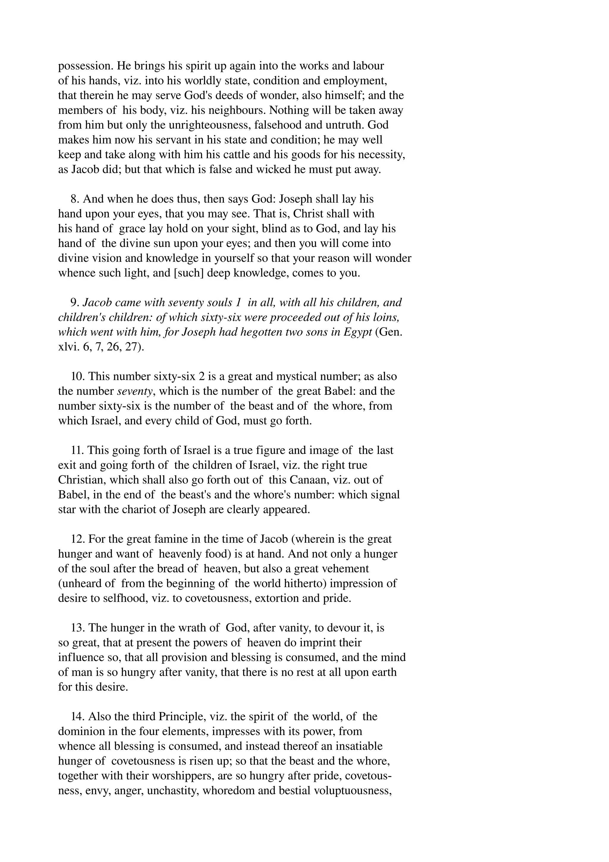 Jacob Boehmes Mysterium Magnum Part Two, Free eBook