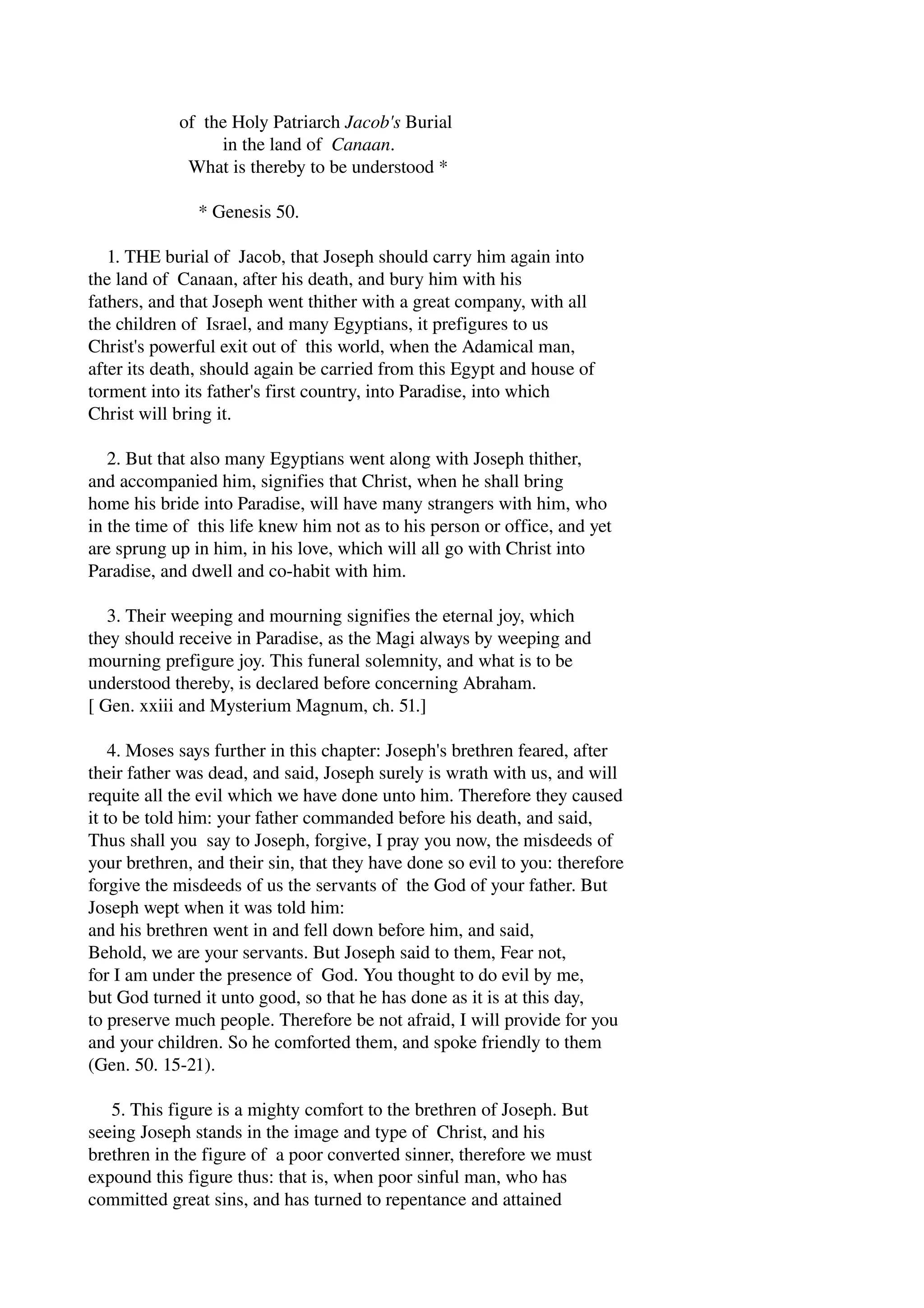 Jacob Boehmes Mysterium Magnum Part Two, Free eBook