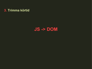 3.  Trimma körtid JS -> DOM 