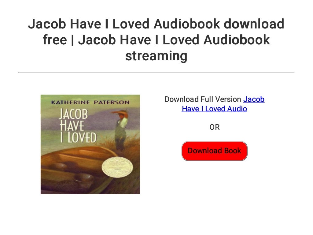 jacob have i loved book