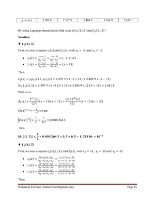 Jacobi method and lagrange interpolation | PDF