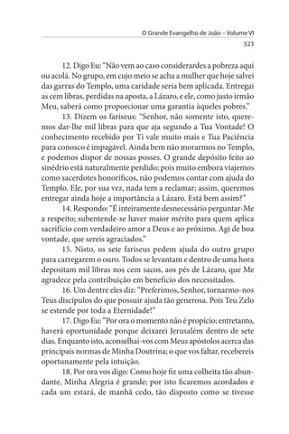 O Grande Evangelho de Joao - vol. 6 (Jacob Lorber)