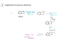Application in process chemistry
2
Indene
 