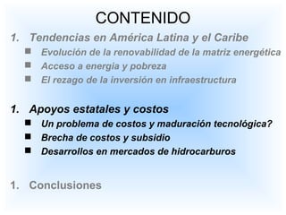 Energías Renovables en América Latina: Tendencias y oportunidades | PPT