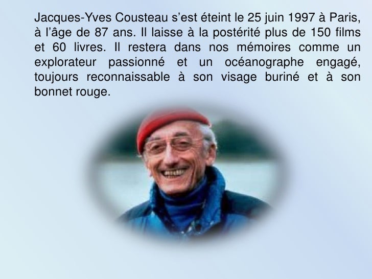 Jacques yves cousteau
