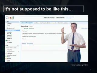 It’s not supposed to be like this…Gmail Motion, April 20113