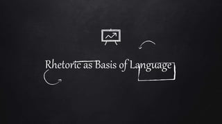 Rhetoric as Basis of Language
 