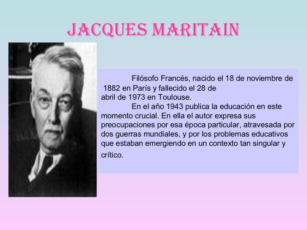 Jacques maritain