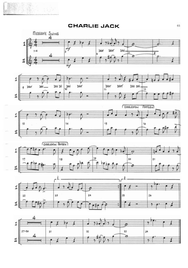 Jacques Rizzo Learning To Read Written Jazz Music Bb - 