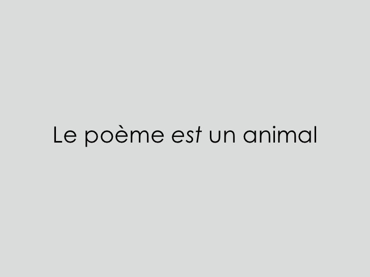Jacques Roubaud Et Les Animaux De Tout Le Monde