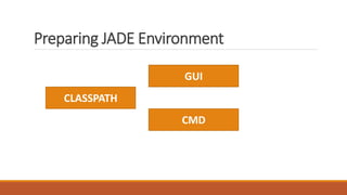 Simple Introduction to JADE (Java Agent DEvelopment) Framework | PDF ...