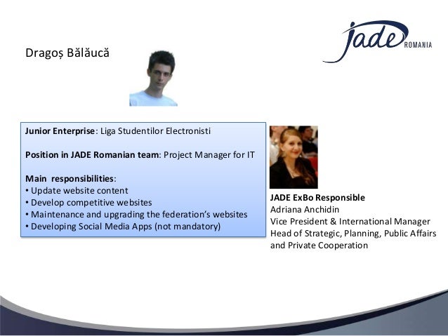 Jade Romania Extended Team Jade Romania Extended Team