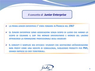 Il concetto di  Junior Enterprise 