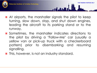 Marshaller Pattern Code Basic helicopter ground handling 1 | PPT