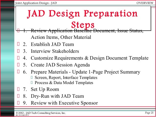 JAD - Joint Applications Development