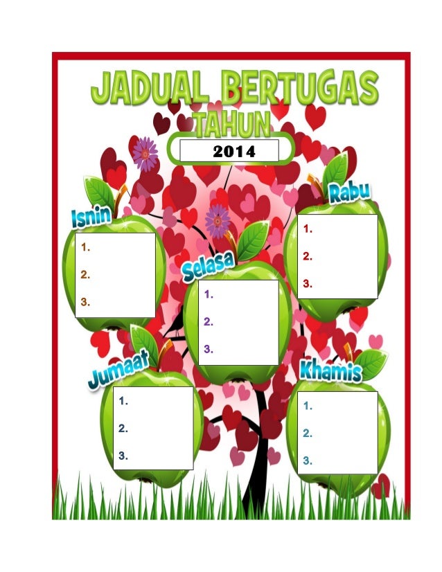 Jadual tugas 2020 Jadual tugas 2020