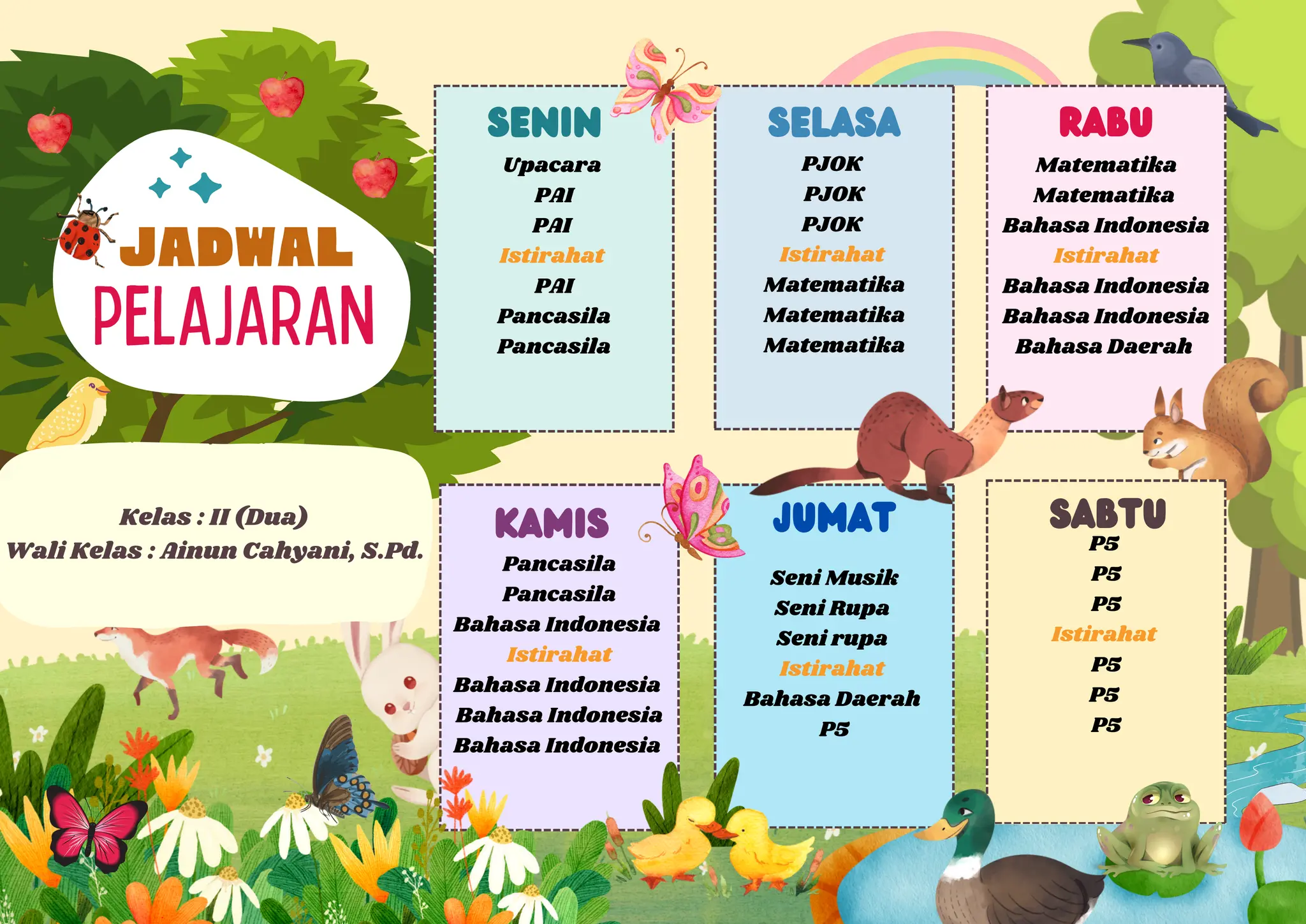 JADWAL PELAJARAN KELAS II FASE A TAHUN AJARAN 2024-2025.pdf