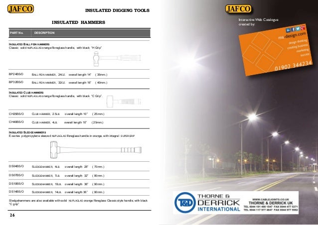 Jafco Tools - Insulated Digging Tools BS8020