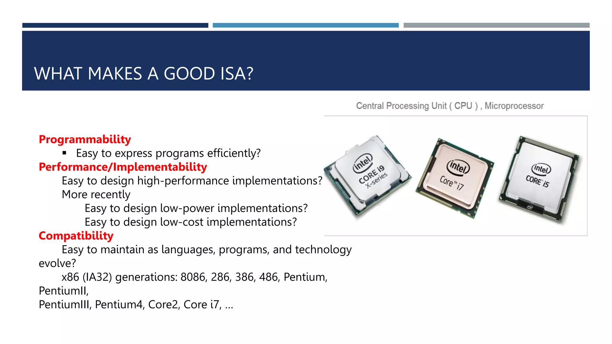 Instruction Set Architecture | PPTX