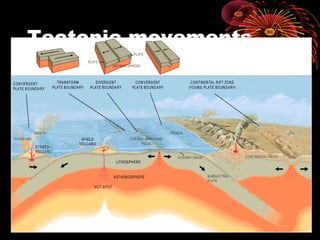 Tectonic movements
 