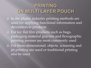 Multilayer Pouch MULTI LAYER POUCH FACTORY | PPTX