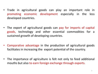 Trading Crops trade performance in cash crops | PPT