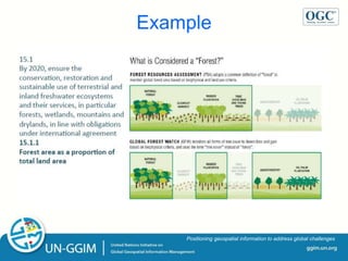 ggim.un.org
Positioning geospatial information to address global challenges
Example
 