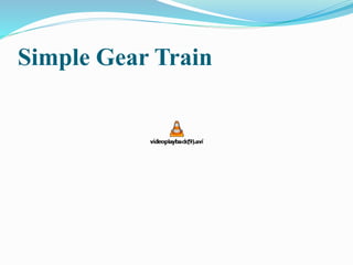 Simple Gear Train
 
