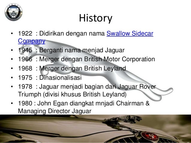 Jaguar plc 1984 essay image