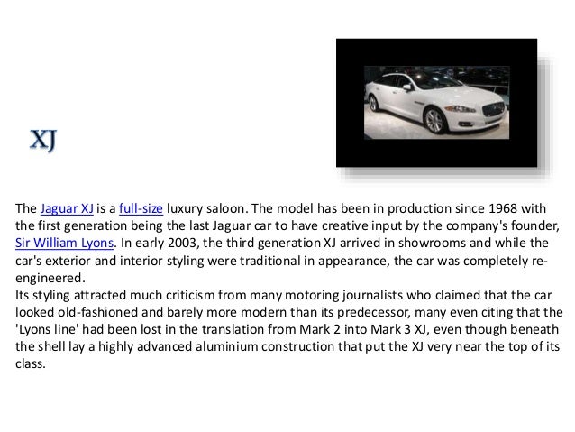 Jaguar Car Company Ppt Jaguar Car Company Ppt