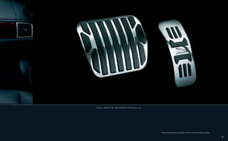 POLIERTE SPORTPEDALE




                       Nähere Informationen zum Zubehör erhalten Sie bei Ihrem Jaguar Händler

                                                                                                63
 