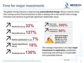 Prospecting for Solutions: Challenges facing the South African Mining ...