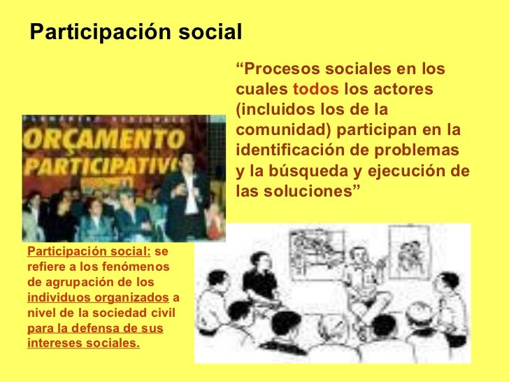 Resultado de imagen para ACTORES SOCIALES EN PARTICIPACION COMUNITARIA