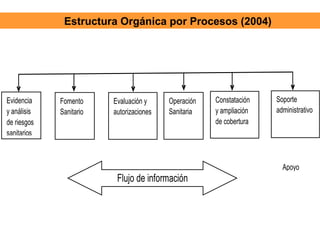 Estructura Orgánica por Procesos (2004) 