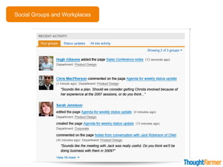 Social Groups and Workplaces 