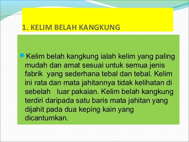 Tajuk 3 Kelim