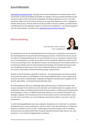 Börsenverein: Jahresbericht 2012/2013