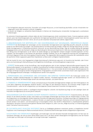 Konzernabschluss zum 31. März 2018 11
 Die Verfügbarkeit adäquater technischer, finanzieller und sonstiger Ressourcen, um die Entwicklung abschließen und den immateriellen Ver-
mögenswert nutzen oder verkaufen zu können, ist gegeben.
 Es besteht die Fähigkeit zur verlässlichen Bestimmung der im Rahmen der Entwicklung des immateriellen Vermögenswerts zurechenbaren
Aufwendungen.
Die aktivierten Entwicklungsprojekte umfassen dabei alle dem Entwicklungsprozess direkt zurechenbaren Kosten. Finanzierungskosten werden
aktiviert, wenn das Entwicklungsprojekt einen qualifizierten Vermögenswert gemäß IAS 23 darstellt. Entwicklungskosten werden linear über ihre
gewöhnliche Nutzungsdauer von 6 bis 7 Jahren, die sich aus den erwarteten Verkaufsperioden ableitet, abgeschrieben.
h. ABSCHREIBUNGEN FÜR WERTVERLUSTE UND ZUSCHREIBUNGEN AUF SACHANLAGEN, IMMATERIELLES ANLAGE-
VERMÖGEN Die Werthaltigkeit der Sachanlagen und der immateriellen Vermögenswerte wird regelmäßig daraufhin überprüft, ob Anhalts-
punkte für eine Wertminderung vorliegen. Falls Anhaltspunkte für eine Wertminderung vorliegen, erfolgt eine sofortige Überprüfung. Für imma-
terielle Vermögenswerte in Entwicklung wird jährlich untersucht, ob eine Wertminderung vorliegt. Liegt der erzielbare Betrag des jeweiligen
Anlagegegenstands unter dem Buchwert, erfolgt eine Abschreibung für Wertverluste (Impairment) in Höhe des Unterschiedsbetrags. Der erziel-
bare Betrag eines Vermögenswerts ist der höhere der beiden Beträge aus beizulegendem Zeitwert abzüglich Veräußerungskosten und Nut-
zungswert. Der Nutzungswert ist der Barwert der geschätzten künftigen Cashflows, die aus der fortgesetzten Nutzung eines Vermögenswerts
und seinem Abgang am Ende seiner Nutzungsdauer erwartet werden. Die angewandten Abzinsungssätze entsprechen den marktüblichen und an
die spezifischen Risiken angepassten gewichteten Kapitalkosten auf Basis extern verfügbarer Kapitalmarktdaten.
Fällt die Ursache für eine in der Vergangenheit erfolgte Abschreibung für Wertverluste weg, wird, mit Ausnahme des Geschäfts- oder Firmen-
werts, eine Zuschreibung für Wertaufholung auf die fortgeführten Anschaffungs- und Herstellungskosten vorgenommen.
i. VORRÄTE Vorräte werden mit den Anschaffungs- oder Herstellungskosten oder mit dem niedrigeren Nettoveräußerungswert bewertet. Der
Nettoveräußerungswert ist der geschätzte, im regulären Geschäftsverlauf erzielbare Verkaufserlös, abzüglich der notwendigen variablen Veräu-
ßerungskosten. Anschaffungskosten werden durch die FIFO-Methode (First in - First out) ermittelt. Bei der Ermittlung der Herstellungskosten für
unfertige und fertige Erzeugnisse werden Fertigungsmaterial, Fertigungslöhne und andere direkt zurechenbare Kosten sowie angemessene Teile
der Fertigungsgemeinkosten einbezogen. Fremdkapitalzinsen werden nicht angesetzt.
j. FORDERUNGEN AUS LIEFERUNGEN UND LEISTUNGEN UND SONSTIGE FORDERUNGEN Die Forderungen werden zum
Nennwert, abzüglich Wertberichtigungen für mögliche Ausfälle, bilanziert. Fremdwährungsforderungen werden zum Devisenmittelkurs am
Bilanzstichtag bewertet. Die Risikovorsorgen decken alle erkennbaren Bonitäts- und Länderrisiken ab.
k. FINANZIELLE VERMÖGENSWERTE Ansatz und Ausbuchung von finanziellen Vermögenswerten erfolgen nach dem Erfüllungsdatum. Die
in der Bilanz angesetzten beizulegenden Zeitwerte werden in der Regel mit dem Marktpreis bestimmt. Der Erstansatz erfolgt zuzüglich der
Transaktionskosten – außer bei den erfolgswirksam zum beizulegenden Zeitwert bewerteten finanziellen Vermögenswerten.
Finanzielle Vermögenswerte werden in nachfolgend erläuterte Kategorien unterteilt. Die Klassifizierung hängt von dem jeweiligen Zweck der
finanziellen Vermögenswerte ab und wird jährlich überprüft.
ERFOLGSWIRKSAM ZUM BEIZULEGENDEN ZEITWERT BEWERTETE FINANZIELLE VERMÖGENSWERTE Finanzinstrumente, die haupt-
sächlich mit der Absicht erworben wurden, einen Gewinn aus kurzfristigen Schwankungen des Preises oder der Händlermarge zu erzielen, sind
als erfolgswirksam zum beizulegenden Zeitwert bewertete finanzielle Vermögenswerte klassifiziert. Die Bewertung erfolgt zum Zugangszeitpunkt
zu Zeitwerten exklusive Transaktionskosten, in späteren Perioden zum jeweils aktuellen Marktwert. Realisierte und nicht realisierte Gewinne und
Verluste werden in der Gewinn- und Verlustrechnung im Finanzergebnis erfasst. Dies betrifft im Wesentlichen zu Handelszwecken gehaltene
Wertpapiere. Derivative Finanzinstrumente gehören ebenfalls dieser Kategorie an, sofern nicht das „Hedge Accounting“ zur Anwendung gelangt
(siehe l. Derivative Finanzinstrumente).
BIS ZUR ENDFÄLLIGKEIT GEHALTENE INVESTMENTS Die bis zur Endfälligkeit gehaltenen Investments werden zu fortgeführten Anschaf-
fungskosten unter Anwendung der Effektivzinsmethode bilanziert. Erforderliche Wertminderungen werden erfolgswirksam vorgenommen.
AUSLEIHUNGEN UND FORDERUNGEN Ausleihungen und Forderungen sind nicht derivative finanzielle Vermögenswerte mit fixen bzw. be-
stimmbaren Zahlungen, die nicht an einem aktiven Markt notiert sind. In der Bilanz werden diesbezügliche Vermögenswerte unter der Position
„Forderungen aus Lieferungen und Leistungen und sonstige Forderungen“ ausgewiesen.
 