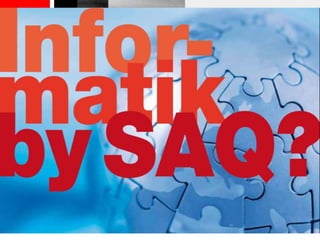 Jahresversammlung Informatik SAQ 2014