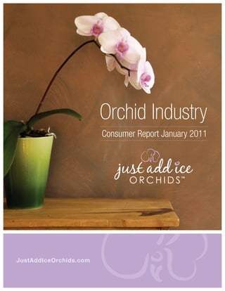 Orchid Industry
                        Consumer Report January 2011




JustAddIceOrchids.com
 