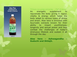 'It keeps you going and going … Full of energy'
An        energetic      supplement          to
rejuvenate the body giving...