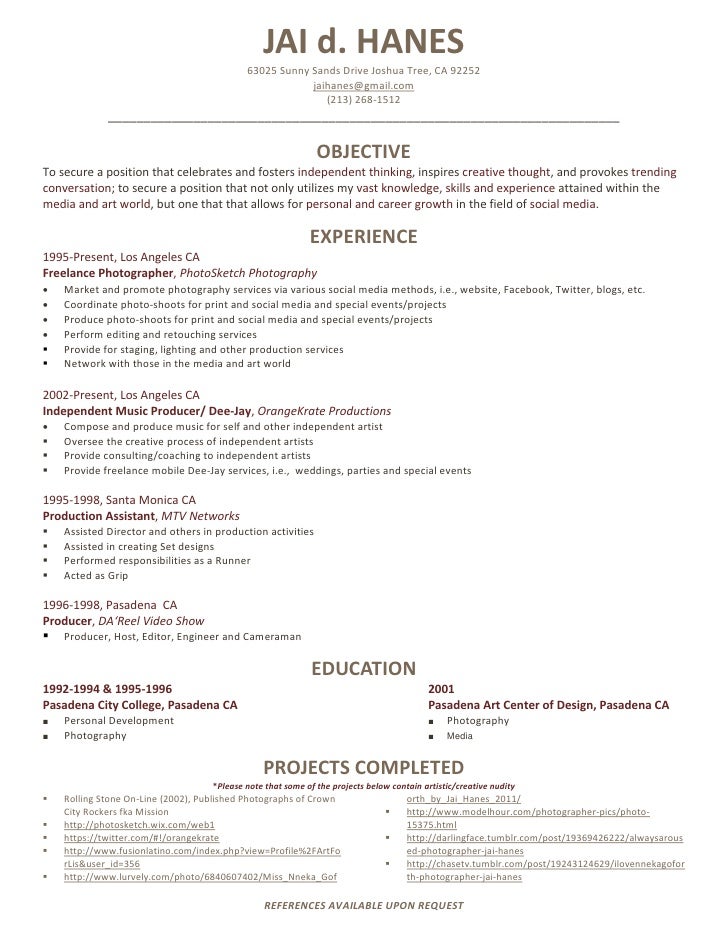 Freelance Photography Resumes Bitem Freelance Photography Resumes Bitem